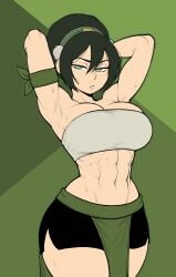 toph bei fong from avatar the last airbender by xmito
