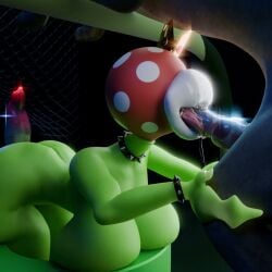 3d animated anthro blowjob buttjob canine dododragon56 double_teamed female mario_(series) messy model piranha_plant plant plantie spit tagme tongue_out_blowjob video