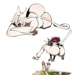 1girls anthro ass big_ass bubble_butt cat_girl cat_humanoid cat_nap catgirl curvy curvy_figure dat_ass don_(shinhyunxi) dumptruck_ass enormous_ass face_paint fat_ass female female_only furry giant_ass gigantic_ass ginormous_ass huge_ass jumping large_ass laying_down massive_ass mushroom mushroom_penis on_the_ground shinhyunxi startled voluptuous voluptuous_female