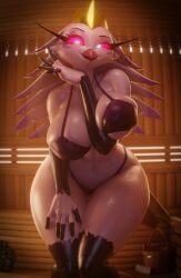 1girls 2026 3d 3d_(artwork) absurd_res anthro anthro_female arm_between_breasts avian avian_demon avian_humanoid beak big_breasts big_thighs bikini bird bird_girl blender blender_(software) bodily_fluids breasts clothed clothed_female clothing crown curvy curvy_body curvy_female curvy_figure curvy_hips curvy_thighs demon demon_girl digital_media_(artwork) feathers female female_anthro hand_between_breasts helluva_boss hi_res hips hot hourglass_figure huge_breasts huge_thighs humanoid latex latex_bikini long_hair looking_at_viewer mature mature_female milf mommy mother non-mammal_breasts owl owl_demon owl_girl pink_sclera pose sagging_breasts sauna sexy sexy_body sexy_pose smile solo solo_female stella_(helluva_boss) stella_(valorlynz) sweat sweatdrop sweating sweaty sweaty_body swimsuit swimwear thick thick_hips thick_legs thick_thighs thighhighs thighs vllrukkin voluptuous voluptuous_female white_body white_eyes white_feathers wide_hips