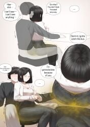 1girl 1girls ass ass_focus black_hair blonde_female boy boys brap butt comic comic_page female femdom gasbox girl hair hands_on_face hoodie huge_ass huge_butt jean_shorts jeans kemonomimi light-skinned_female light-skinned_male light_skin male shiny shiny_clothes short_hair sleeping smelly sweat sweatdrop sweating sweaty sweaty_body yakbang white_clothing white_clothes game playing conversation black_shorts thighs thighs_bigger_than_head huge_thighs big_ass blonde_male brother_and_sister brother sister sisters brothers fart fart_cloud farts farting fart_everywhere