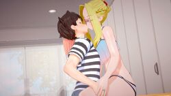 100_kanojo 1boy 3d 3d_animation aijou_rentarou blonde_hair blue_eyes bluetime brown_hair bt1 canon_couple couple_sex cum cum_in_pussy cum_inside cunnilingus female glasses kimi_no_koto_ga_dai_dai_dai_dai_daisuki_na_100-nin_no_kanojo kissing koikatsu lovers male missionary missionary_position romantic romantic_couple romantic_sex sex sound sound_effects tagme the_100_girlfriends_who_really_really_really_really_really_love_you tsumi45 utsukushisugi_mimimi video