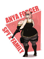anya forger from spy x family by kivi raskolnik