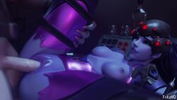 3d animated areolae blender blue_skin bouncing_breasts breasts erection female fritzhq male nipples no_sound overwatch penetration penis pussy sex spread_legs straight vaginal_penetration video widowmaker