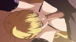 animated blonde_hair boin breasts closed_eyes fellatio happoubi_jin ichijyo_daisuke irrumatio oral resort_boin sucking tsukushino_mitsugu uncensored