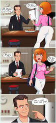 ass chris_hansen comic curvy facesitting female male shadman speech_bubble squatting tagme tight_clothes