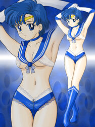 ami_mizuno bishoujo_senshi_sailor_moon clothing female female_only human mr._r_(2ch's_sailor_moon_thread) panties sailor_mercury small_breasts solo tagme