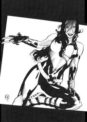 catthouse_studios marvel monochrome new_x-men roadkill_(catthouse_studios) straight_hair x-23 x-force x-men