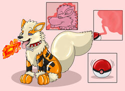 1boy 2011 anus arcanine canine collar erection fire fire_breathing fox0808 frisky-lime fur furry half-closed_eyes hyena hypnosis kneeling male male_only mammal markings mind_control name_tag nintendo nude open_mouth original_character paws penis poke_ball pokemon pokemon_(species) pokemon_rgby red_collar rubber sequence simple_background smile solo spiked_collar spikes spiral_eyes spotted_hyena stripes teeth testicles text toes tongue tongue_out video_games