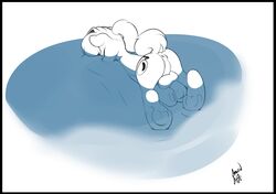 amazin-arts anus asphyxiation balls casual_nudity closed_eyes corpse cutie_mark dark death drowned drowning equine feral hooves horse male male_death male_only mammal monochrome my_little_pony partially_submerged perineum pony raised_tail simple_background solo water white_background