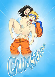 2boys age_difference alternate_version_available anal anal_sex androgynous blush blushing canon_crossdressing clothed_male_nude_male clothing crossdressing cum cumshot feet femboy gay girly haku_(naruto) happy headband male male_only naked naruto naruto_(classic) nolegal nude penis pun sparkles trap uzumaki_naruto yaoi