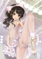 breasts ice_skating pantyhose photoshop pussy see-through tagme tsurusaki_takahiro uncensored