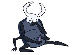 anthro arthropod beetle benkei_(oc) blush hollow_knight insects male male_only masturbation mewnna_caythin multi_arm multi_limb penis