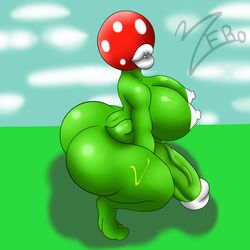 1futa balls big_breasts breasts dickgirl feet female flora_fauna futa_only futanari huge_breasts hyper hyper_ass hyper_balls hyper_breasts hyper_penis intersex lips mario_(series) nintendo nipples nude penis piranha_plant plant requiem solo video_games zeromccall