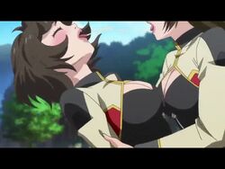 2girls 4:3 animated areolae arms_(studio) black_hair breast_grab breast_squeeze breasts duo erect_nipples erect_nipples_under_clothes female french_kiss gif groping kaneko_hiraku kissing large_breasts large_filesize low_resolution marvelous moaning multiple_girls nipple_squeeze nipple_tweak nipples open_mouth pokies screen_capture screencap tongue tongue_out valkyrie_drive valkyrie_drive_-mermaid- yuri