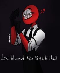 countryhumans dr.m1racle german_text gloves heart horny nazi_germany_(countryhumans) song_lyrics