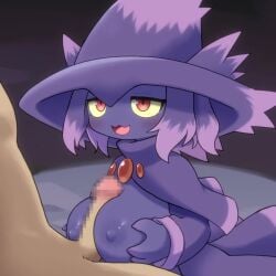 1:1 1boy 1girls animated areolae blush boobjob breasts censored consensual cum cum_on_breasts cum_on_face female lidded_eyes longer_than_30_seconds male mismagius mp4 paizuri pokémon_(species) pokemon pokemon_(species) purple_body purple_hair rmtwo sound sound_effects tagme thrusting video