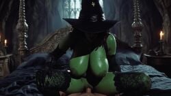 ai ai-created ai_assisted ai_generated anal anal_sex black_lingerie blowjob boob_flashing breasts cowardly_lion deepthroat doggy_style fantasyanim female flashing green_nipples green_skin huge_boobs huge_breasts lingerie male penis riding riding_penis scarecrow_(wizard_of_oz) tagme tin_man titjob video wicked_witch_of_the_west witch witch_hat wizard_of_oz wizard_of_oz_(character)
