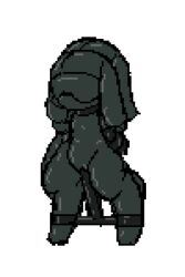 alpha_channel animated anthro blindfold bodysuit bondage bound canine clothing female full_body_suit gif grinding hands_behind_back mammal penetration pixel_art pussy rubber rubber_suit solo sorrynothing spreader_bar struggling transparent_background vaginal_penetration