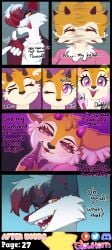 absurd_res aggressive_retsuko aggretsuko antelope anthro artifact_the_fox attitude_adjustment big_ears black_body black_fur black_nose blinking bovid brainwashing canid canine cheating cheating_(relationship) cheating_girlfriend cheek_tuft closed_eyes clothed clothing comic comic_page corrupted corruption deer deer_girl dialogue dominant dominant_male duo english_text evil_face evil_grin evil_look excited excited_expression eyelashes facial_tuft female femsub finger_on_face fingers fluffy fox fox_boy fur furry gazelle glistening glistening_body glowhorn hair hair_over_eye head_tuft hi_res horn hypnosis imminent_sex infidelity looking_at_another looking_at_viewer male male/female maledom mammal mind_alteration mind_control motion_lines netorare one_eye_closed open_mouth orange_body orange_eyes orange_fur page_27 page_number pink_eyes red_body red_fur red_hair red_nose sanrio shaking_head sharp_teeth shirt simple_background smile smug smug_expression smug_eyes smug_face snapping_fingers submissive submissive_female talking_to_another teeth tongue topwear trance tsunoda tsunoda_(aggretsuko) tuft white_body white_fur white_hair