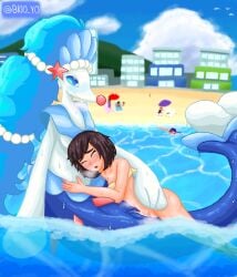 1futa 1girls alternate_version_available anthro beach bklo female feral futa_on_female futa_on_feral futanari futasub human_on_anthro in_water panties panties_around_one_leg pokemon pokemon_(species) pokemon_sm pokemon_trainer pokephilia primarina public public_sex selene_(pokemon) size_difference stealth_sex swimsuit tail vaginal_penetration water watermark