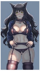 blake belladonna from rwby by prinzkuon