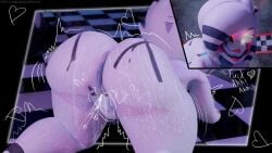 1girls ass cyborg female female_only fingering fingering_pussy fingering_self five_nights_at_freddy's fredina's_nightclub magiccorpo27481 marie_(cally3d) marionette_(fnaf) nude nude_female puppet_(cally3d) puppet_(fnaf) tagme