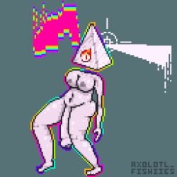 1futa axolotl_fishies big_breasts futa_only futanari hung large_breasts large_penis pixel_art rainbow self_upload tagme