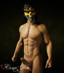 1boy 3d 3d_(artwork) 3d_model asian asian_male big_dick big_dick_energy cornydoc erect_penis erection hung male male_focus male_only masked_male mortal_kombat mortal_kombat_1_(2023) naked naked_male netherrealm_studios nude nude_male solo solo_focus solo_male takeda_takahashi veiny_muscles young_man