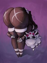 1girls 2d 2d_(artwork) artist_name artist_signature ass ass_bigger_than_head ass_cleavage ass_crack ass_focus bending bending_down bending_over big_ass big_hips big_thighs bigger_female black_and_white black_and_white_body black_and_white_clothing black_eyes black_line_art black_lines blush blushed_face booty booty_focus booty_shorts bubble_ass bubble_butt butt_crack cally3d chubby chubby_ass clothed clothed_female dark_eyes fazclaire's_nightclub female female_focus fingerless_gloves five_nights_at_freddy's flexible flexible_back fredina's_nightclub hand_drawn hips hips_wider_than_shoulders lapaciente77 larger_female light-skinned_female light_skin lighting looking_back looking_back_at_viewer loving loving_gaze makeup marie_(cally3d) marionette_(fnaf) milf mommy mommy_kink paint painting_(artwork) pov pov_ass pov_eye_contact puppet_(cally3d) puppet_(fnaf) purple_background purple_eyeshadow purple_line_art purple_lines red_lips seducing seducing_viewer seductive seductive_body seductive_look seductive_pose seductive_smile short_hair showing showing_ass showing_off smile smiling smiling_at_viewer solo stubby_feet stubby_legs textured_background thick thick_ass thick_hips thick_thighs thighhighs thighs thighs_bigger_than_head white-skinned_female white_hair white_line_art white_lines x_mark x_marking x_markings