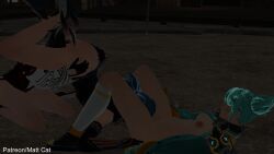 3girls 3some blue_hair breasts_out fortnite fortnite:_battle_royale hope_(fortnite) jade_(fortnite) laying_down legs_crossed legs_up lesbian_oral lesbian_sex lesbian_threesome lifting_person matt_cat night_rose oral pussy_eating shadow_blade_hope_(fortnite) spitroast threesome yuri
