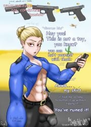 1futa abs annoyed ass being_held big_ass big_breasts big_penis blonde_futa blonde_hair breasts bulge_under_clothes bullet clothed clothing cock dick dominant dominant_futa fat_cock futa futa_cock futa_is_bigger futa_milf futa_mommy futa_only futadom futanari getting_bigger getting_erect gigantic_penis gun huge_bulge huge_cock human hung invulnerable light_skin long_penis looking_at_viewer massive_cock massive_penis mature mature_body mature_figure mature_futa milf milkingways mommy mostly_clothed muscle_mommy muscles muscular muscular_abs muscular_arms muscular_biceps muscular_futa muscular_futanari muscular_legs muscular_shoulders muscular_thighs original_character penis penis_under_clothes red_eyes solo solo_futa strong strong_futa sweetheart_(milkingways) talking_to_viewer text thick thick_ass thick_thighs thighs tight_clothing tight_shirt veins veiny veiny_penis voluptuous voluptuous_futanari weapon wide_hips
