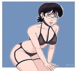 tamako_nobi doraemon mature_female female lingerie mature_figure milf