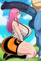 ai_generated blastoise crossover female generation_1_pokemon huge_ass huge_breasts huge_cock huge_thighs jewelry_bonney kamex large_ass large_penis looking_at_penis male male_pokemon/female_human one_piece pokemon pokemon_(species) pokemon_rgby pokephilia pokse self_upload shocked_expression skimpy skimpy_clothes thick_thighs