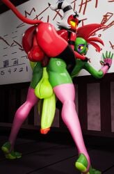 2_horns 3d 3d_(artwork) absurd_res anal anal_sex anthro anus armwear ash_(g-h-) ass backsack balls bent_over big_balls big_butt big_penis bite_mark black_clothing bodily_fluids bracelet claws clothed clothing demon demon_humanoid digital_media_(artwork) duo enjoying erection feet femboy femboy_on_femboy fingerless_gloves fingers footwear freckles from_behind_position gecko genitals glistening glistening_body glistening_butt glistening_genitalia gloves green_balls green_body green_genitals green_penis green_scales green_skin hair handwear hellaverse helluva_boss hi_res horn huge_balls huge_cock humanoid humanoid_genitalia humanoid_penetrating humanoid_penetrating_male humanoid_penis hung_bottom hung_femboy hung_trap iguana iguanid imp jewelry latex latex_clothing latex_legwear legwear lizard looking_back looking_pleasured makeup male male/male male_anthro male_humanoid male_on_anthro male_on_humanoid male_penetrated male_penetrating male_penetrating_male mohawk moxxie_(helluva_boss) moxxie_(valorlynz) multicolored_body open_mouth penetration penile penile_penetration penis penis_in_ass perching_position perineum perineum_bulge pink_clothing red_body red_eyes red_genitals red_hair red_penis red_skin reptile scales scalie sex sharp_teeth size_difference small_dom_big_sub smile socks soles stirrup_legwear stockings tail teeth theant/thedirtyant thedirtyant thick_thighs thigh_highs toes tongue tongue_out topwear vein white_hair wide_hips yellow_eyes yellow_sclera