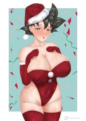 female goku from christmas by ukingdom1603