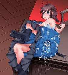 anal_through_clothes anal_through_skirt clothes_as_condom cra4 forced_in_fabric fucked_through_clothes fucked_through_dress fucked_through_skirt penetration_through_clothes sex_through_clothes sex_through_skirt shigure_(kantai_collection) through_clothes