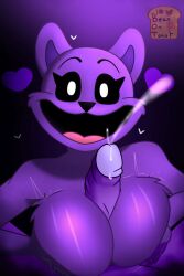 anthro beanontoast beanontoast_(edits) catnap_(poppy_playtime) critters_(poppy_playtime) cum edit edited edited_image female furry_only no_humans paizuri poppy_playtime poppy_playtime_(chapter_3) purple_body purple_fur purple_skin selfcest smiling_critters tagme titfuck titjob