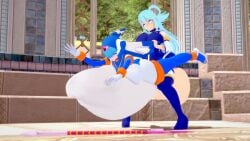 1futa 1girls 3d aqua_(konosuba) blue_hair bottom_heavy breasts_out capcom crossover crybabyfuta fairy_leviathan futa_on_female futanari grabbing_head huge_ass huge_balls huge_breasts huge_cock hyper hyper_balls hyper_penetration hyper_penis impossible_fit koikatsu kono_subarashii_sekai_ni_shukufuku_wo! mega_man mega_man_zero penis_bigger_than_body rape robot_girl smiling stomach_bulge