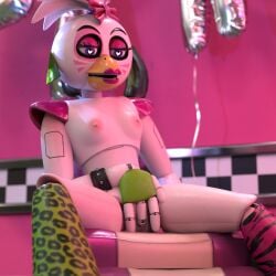 3d 3d_animation female_masturbation five_nights_at_freddy's five_nights_at_freddy's:_security_breach fnaf glamrock_chica_(ashleyorange) glamrock_chica_(fnaf) heart_eyes jack13741