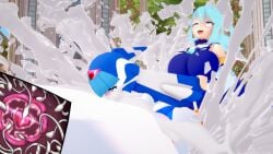 1futa 1girls 3d ahe_gao aqua_(konosuba) big_belly blue_hair bottom_heavy breasts_out capcom crossover crybabyfuta cum cum_overflow cumflation fairy_leviathan female futa_on_female futanari grabbing_head huge_ass huge_balls huge_breasts huge_cock hyper hyper_balls hyper_penetration hyper_penis impossible_fit impregnation inflation koikatsu kono_subarashii_sekai_ni_shukufuku_wo! mega_man mega_man_zero ovum_with_heart penis_bigger_than_body robot_girl smiling vomiting_cum