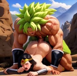 3d 3d_(artwork) ai_generated anal broly broly_(dragon_ball_super) crossover crying dc_comics defeat_sex defeated defeated_heroine dragon_ball dragon_ball_super female fucked_from_behind fucked_senseless legendary_super_saiyan muscular muscular_male painal painful size_difference straight super_saiyan_3 wonder_woman