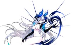 demon demon_girl edit edited elsword falmataz luciela_r._sourcream nude_filter solo solo_focus