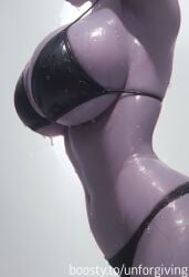 2024 2d 2d_(artwork) ai_generated big_breasts bikini breasts female girl gray_skin jpeg large_breasts panties purple_skin unforgiving wet wet_body wet_clothes wet_skin