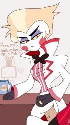 alastor_(hazbin_hotel) gay gay_anal hazbin_hotel lucifer_morningstar_(hazbin_hotel) oxxo sex vox_(hazbin_hotel)