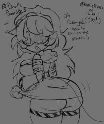 ass ass_focus big_ass big_breasts big_butt breasts fat_ass female female_only kookieprinzz murder_drones n_(murder_drones) rule_63 tagme