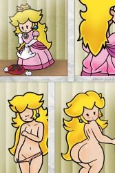 paper peach from mario (series) by chunkiroll