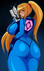 samus aran from metroid by iriomote umineko