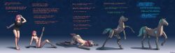 absurd_res body_control dialogue english_text equid equine female feral hi_res horse identity_death inanimate_transformation jewish_mythology mammal mental_transformation mythological_creature mythological_golem mythology nominu solo text transformation transformation_sequence