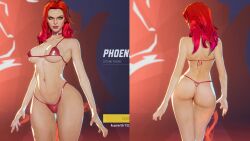 bikini ginger jean_grey marvel marvel_rivals red_hair red_hair